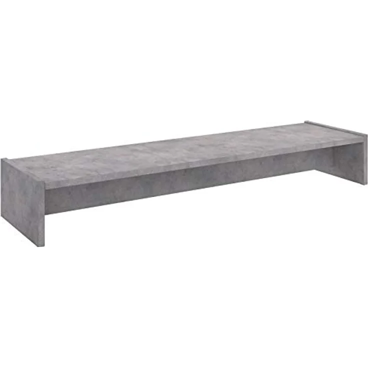 CARO-Möbel Monitorständer ZOOM, Monitoraufsatz für 2 Monitore, melaminharzbeschichtete Spanplatte, 100 cm breit, kratzfest – Bild 1