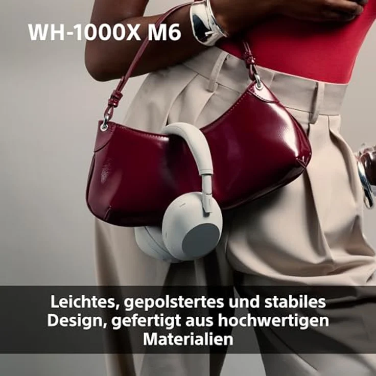 Sony WH-1000XM6P, Over-Ear-Kopfhörer mit Adaptive Noise-Cancelling, Freisprechfunktion, Hi-Res Sound, Multi-Point-Verbindung und Transparenzmodus, schwarz – Bild 8