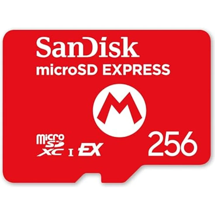 Nintendo Switch microSDXC EXPRESS 256 GB (Mario Design) Speicherkarte - 256 GB, SDXC, rot/weiß – Bild 2