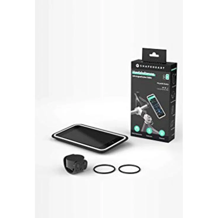 Shapeheart Unisex – Erwachsene Halterungen-358100003 Halterungen, Black, Einheitsgröße - Fahrrad-Magnethalterung für Smartphones mit bis zu 50-facher Gewichtsbelastung – Bild 1