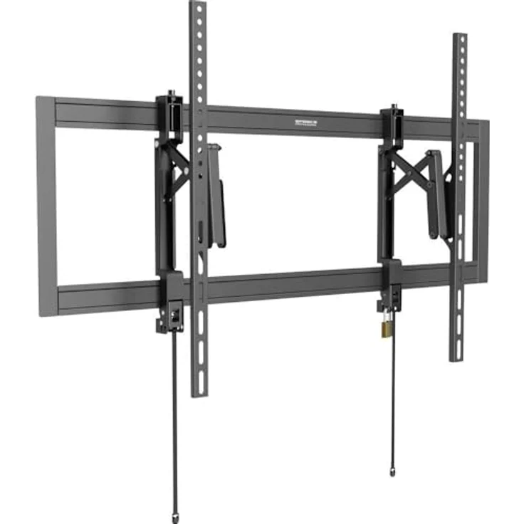 Speaka Professional SP-TVM-1500 TV-Wandhalterung, neigbar und schwenkbar für 55-105 Zoll TVs, max. Tragkraft 80 kg, Diebstahlschutz – Bild 1