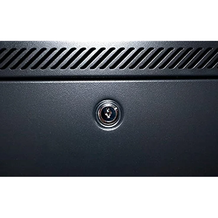 DSIT 27HE 19 Zoll Serverschrank - mit Glastür (BxTxH) 800 x 800 x 1400mm - Schwarz - Abschließbar - Traglast 800 kg - Robuste Konstruktion – Bild 3