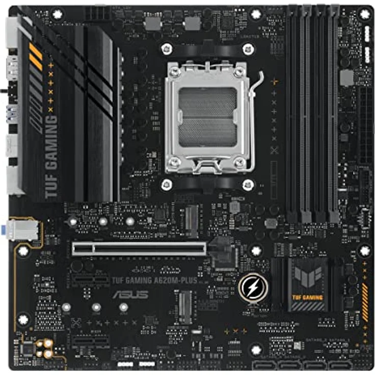 ASUS TUF Gaming A620M-PLUS Mainboard Sockel AMD A620 (Ryzen 7000, Micro-ATX, DDR5 Speicher, PCIe 4.0, BIOS Flashback, USB 3.2 Gen 2, Aura Sync) – Bild 2