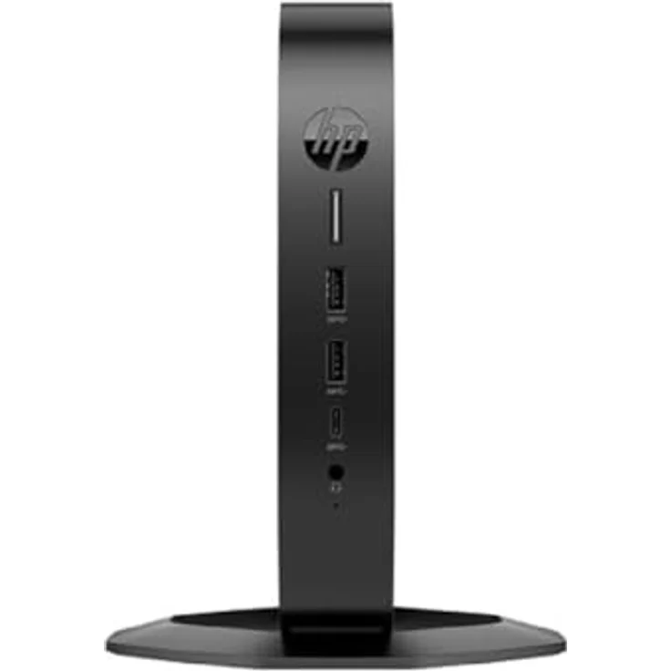 HP Elite t655 Thin Client, AMD Ryzen Embedded R2314, 8GB DDR4, 32GB SSD, Schwarz mit AMD Radeon Graphics – Bild 3