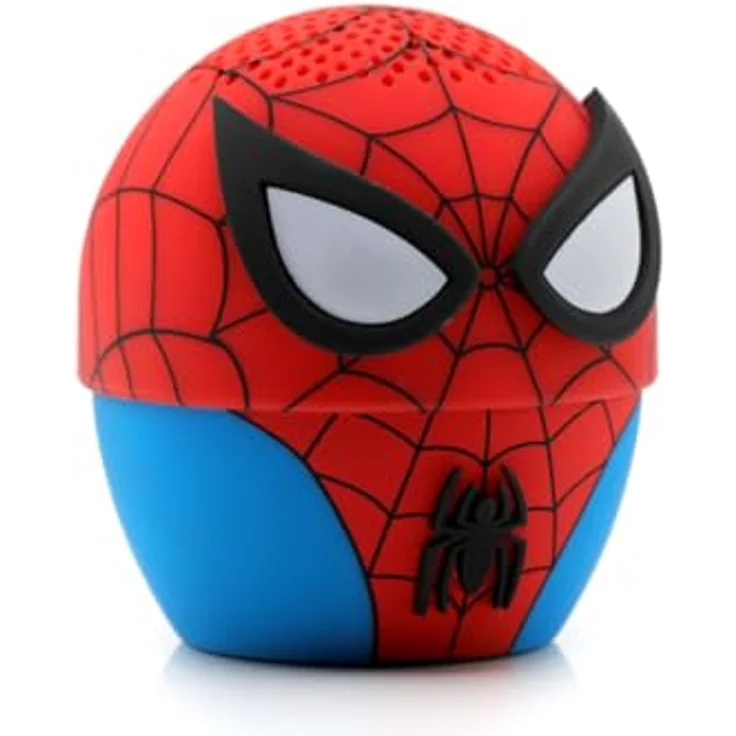 Bitty Boomers Marvel Bluetooth-Lautsprecher, Spiderman 2-Zoll-Hochlautsprecher, Bluetooth 5, kabelloses Stereoerlebnis, rot – Bild 1