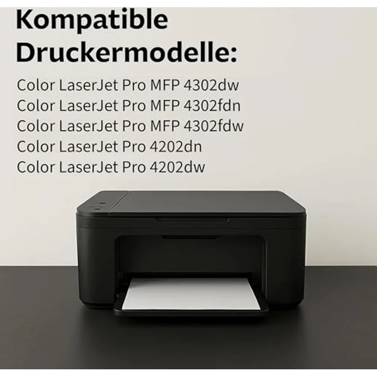 Eurotone 220X 220A Toner MFP 4302fdw, Kompatibel für HP Color LaserJet Pro, 4 Farben: Schwarz, Cyan, Gelb, Magenta, 7500 und 5500 Seitenleistung, inklusive Chip – Bild 2