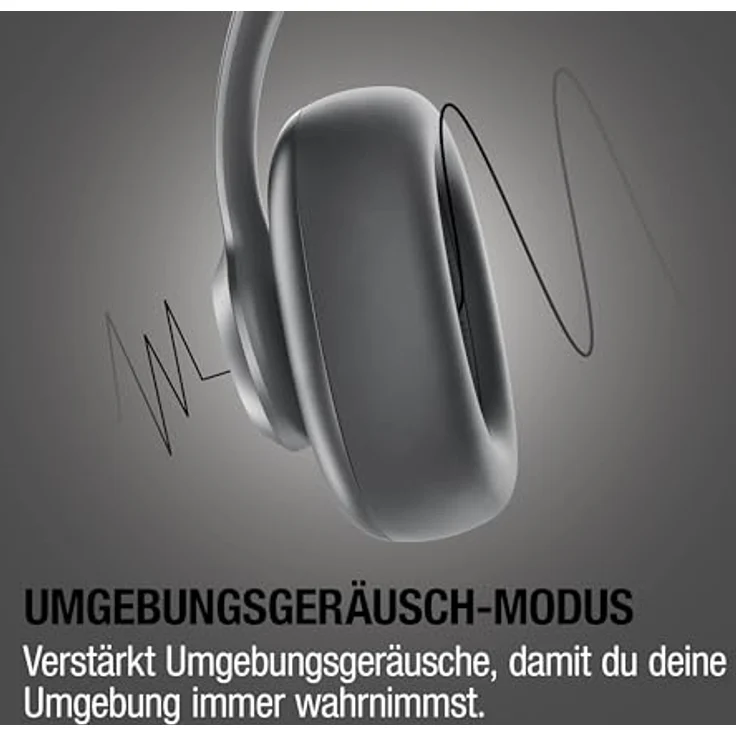 Fresh n Rebel Clam Ace 2, Kabellose Kopfhörer für Anrufe und Musik, Grau – Bild 3