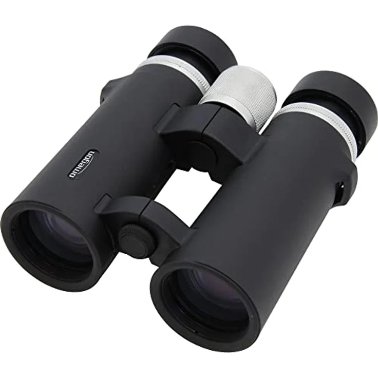 Omegon Fernglas Talron HD 8x42, BAK4 Prisma, wasserdicht und stickstoffgefüllt, edles Design mit Chromelementen – Bild 1