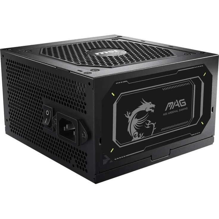 MSI MAG A850GL 850W PCIE5 II 80+ Gold Netzgerät, vollständig modular mit 12 cm Lüfter und umfassenden Sicherheitsfunktionen, Schwarz