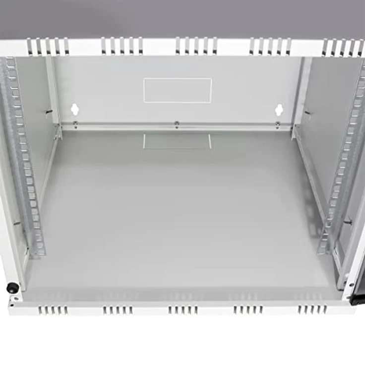 LogiLink W09A40G Wandschrank 9HE (400mm Tiefe), Flat Pack (unmontiert), 48,26 cm (19 Zoll) lichtgrau – Bild 7