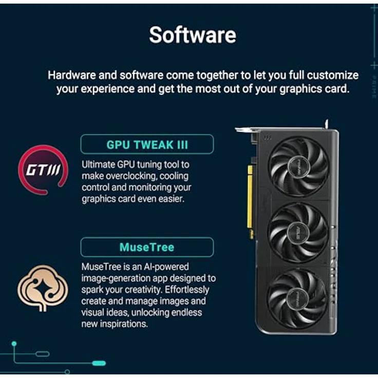 Asus GeForce® RTX 5060 8GB Prime, Next-Gen-Grafikkarte mit Triple-Fan-Setup und 2,5-Slot-Design – Bild 7