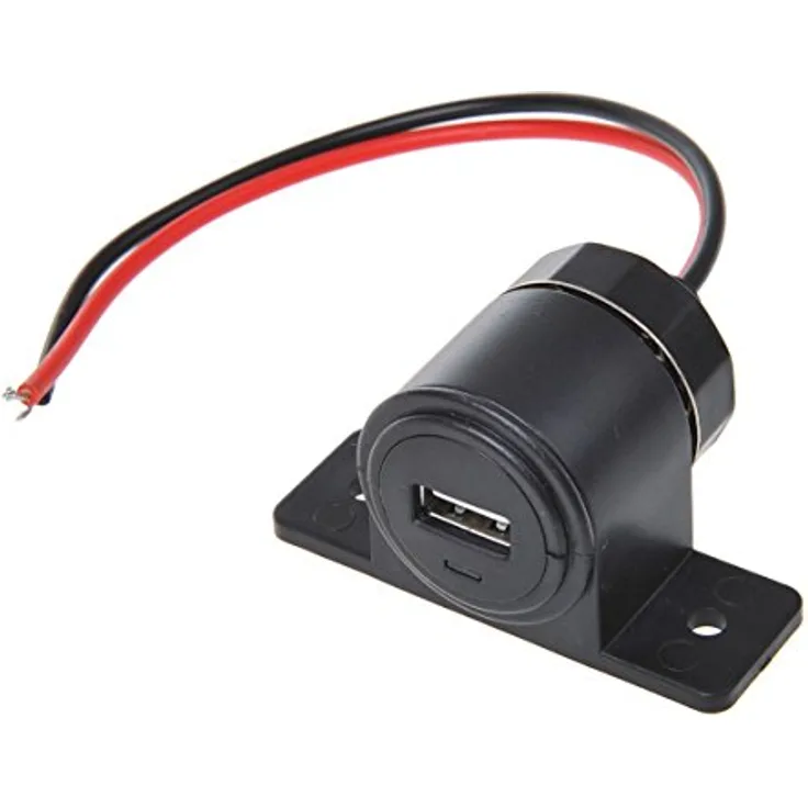 IWH 19017 USB Aufbau-Steckdose 12/24 Volt