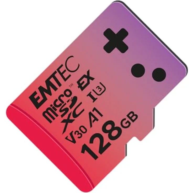 EMTEC MicroSDXC 128 GB UHS-I U3 V30 A1 Express Gaming, kompatibel mit Nintendo Switch 2, hohe Geschwindigkeit bis zu 880 Mb/s, erweiterter Speicher für Videospiele und Anwendungen – Bild 2