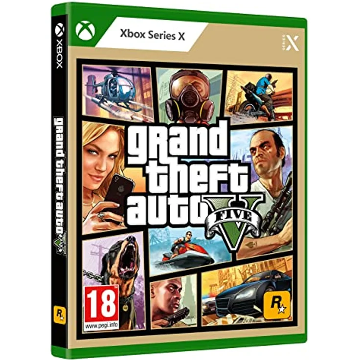 Rockstar Games GTA 5 - Grand Theft Auto V uncut Edition deutsche Verpackung für Xbox, Xbox Series X-Spiel auf Deutsch spielbar, 100% uncut Edition, USK/AT PEGI Version – Bild 2