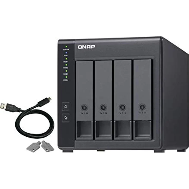 QNAP TR-004 USB 3.0-RAID-Erweiterungsgehäuse mit 4 Einschüben – Bild 4