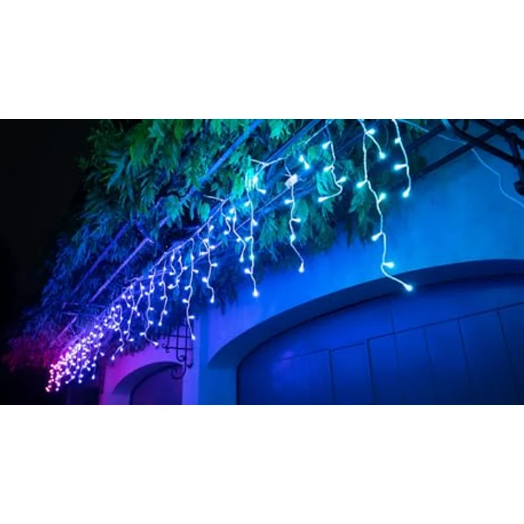 Twinkly Smarte Lichterkette Icicle 190 RGBW Farbwechsel LED Bluetooth WiFi Ap... - twinkly - Preisvergleich – Bild 3