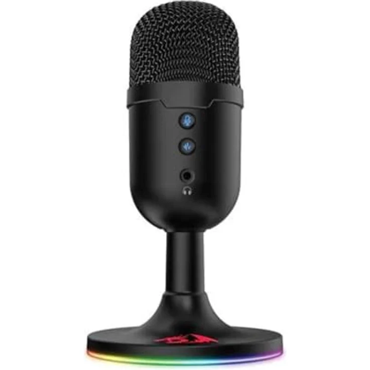 Redragon Pulsar GM303 Streaming-Mikrofon, Schwarz, USB Plug-and-Play, RGB-Beleuchtung, Hintergrundgeräuschreduzierung, Frequenzbereich 100-16.000 Hz – Bild 2