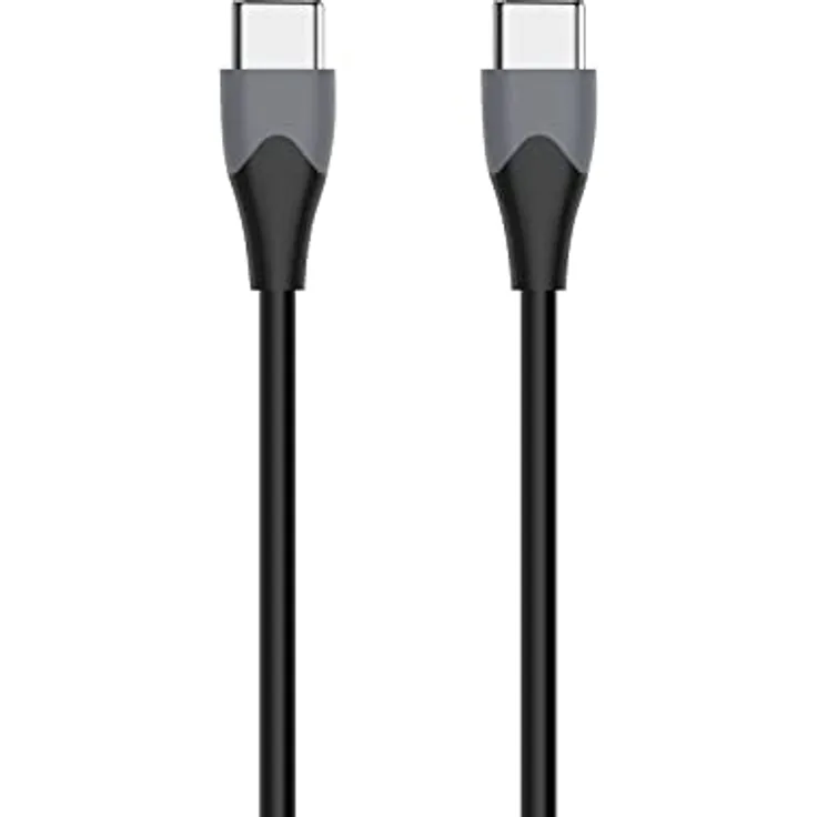 USB-C/C2.0-Kabel, 1,2 m, Schwarz