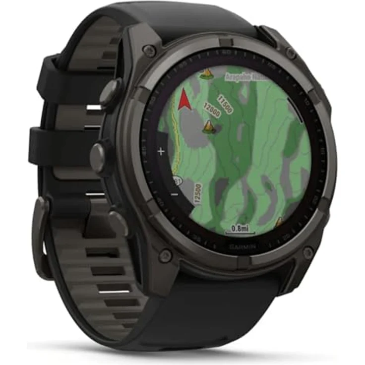 Garmin Fenix 8 Smartwatch, AMOLED-Display, Titan-Lünette, 24/7 Gesundheitsüberwachung – Bild 3