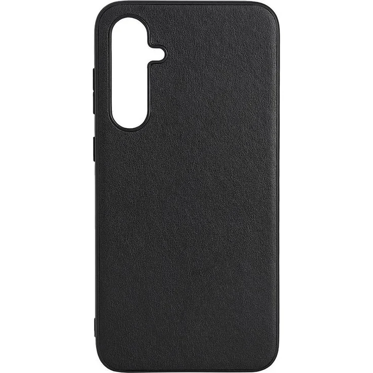 Buffalo Backcover PU für Samsung S23 FE 5G, elegante Smartphone Hülle aus hochwertigem PU-Leder, Schwarz