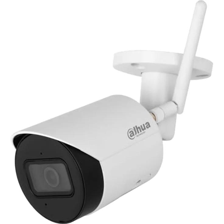 Dahua Bullet WLAN Kamera IPC-HFW1430DSP-SAW(3.6mm), 4 Megapixel, für außen, professionelle Outdoor WiFi IP Überwachungskamera, Schwarz – Bild 2