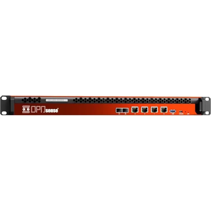 Deciso OPNsense Rack Firewall Appliance DEC3862, 32GB RAM, 512GB SSD, 19" 1U, bis 17.6Gbps Firewall-Durchsatz