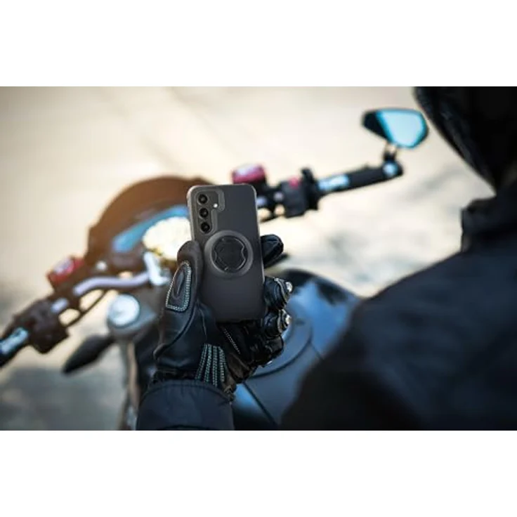 Interphone SMQUIKLOXSAMS24PTE, SAMSUNG S24 PLUS Handyhülle mit antibakterieller Microban-Technologie, stoßfestem Design und Anti-Verlust-Gurt, kompatibel mit Quiklox-Montagesystemen für Motorräder, Fahrräder und Autos – Bild 4