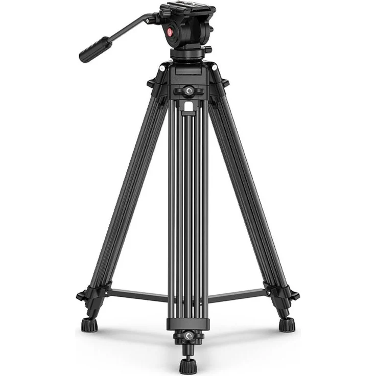 Ulanzi MT 81 Video Tripod, Stativ mit verstellbarem Bein und Kugelkopf, schwarz