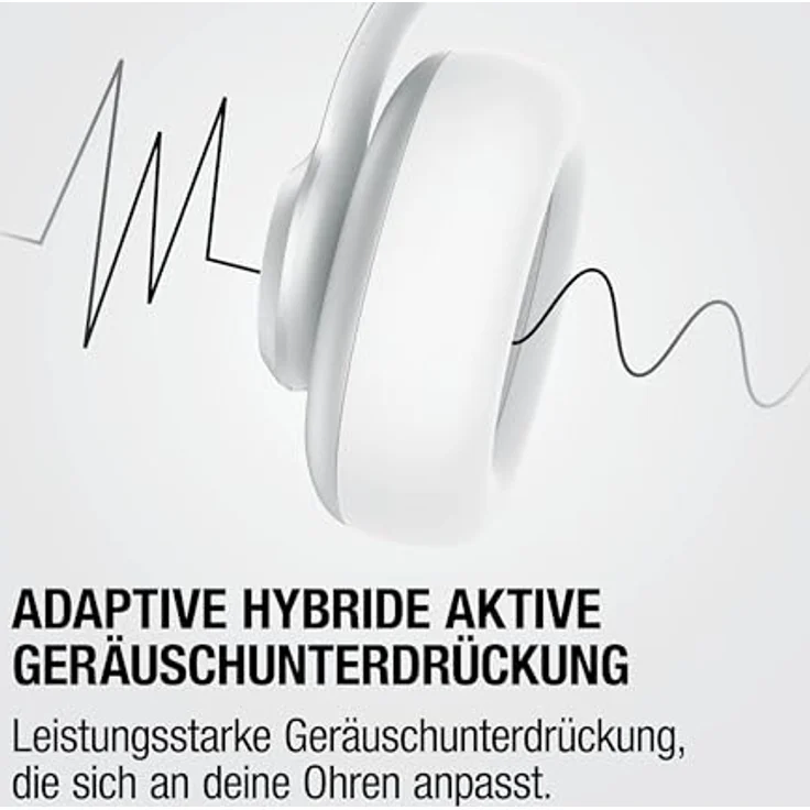 Fresh n Rebel Clam Ace 2, Over Ear Bluetooth Kopfhörer mit 100 h Laufzeit, grau, versandkostenfrei – Bild 2