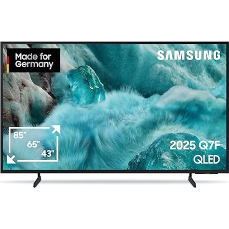 Samsung QLED 4K Q7F, 50 Zoll UHD Fernseher mit Q4 AI Prozessor, Quantum Dot, 4K Upscaling, Gaming Hub und Knox Security (2025)