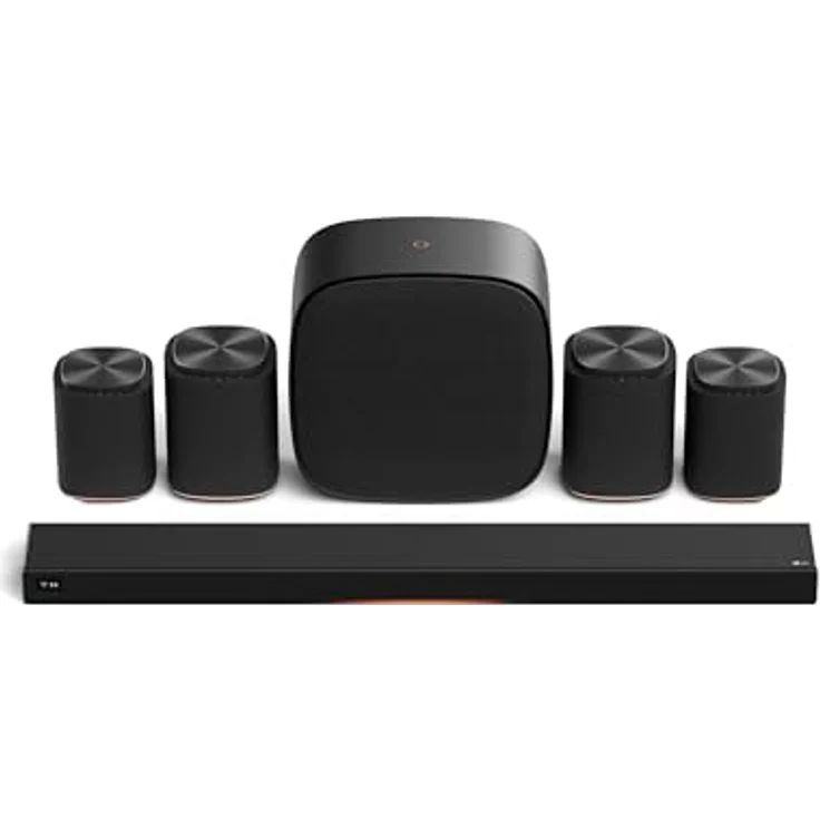 LG Sound Suite H7, Premium Soundbar mit 5.1.3 Dolby Atmos, 500 Watt, Schwarz – Bild 16