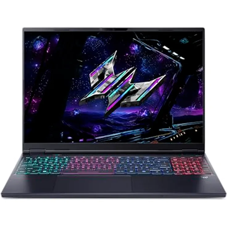 Acer Predator Helios Neo 16S AI PHN16S-71, 16" OLED Gaming-Notebook mit 2.5K 240 Hz, Intel Core Ultra 9 275HX, NVIDIA RTX 5060 8 GB, 32 GB RAM, 1 TB SSD, Schwarz