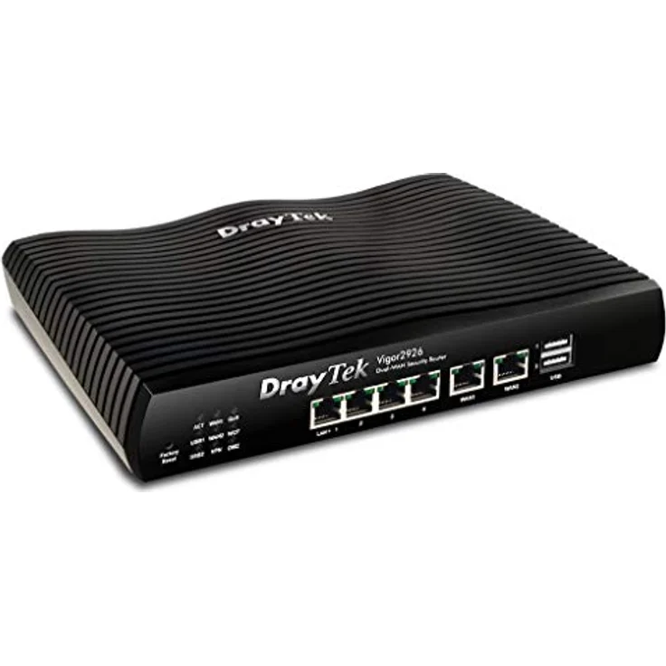 Dray Tek Vigor 2926 Dual-WAN Security-Router schwarz – Bild 2