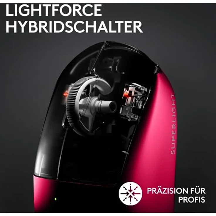Logitech G G Pro X Superlight 2 (Kabellos, Kabelgebunden), Gaming Maus, Rosa – Bild 3