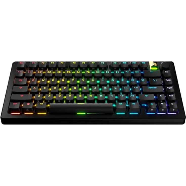 Glorious GPBT Backlit Keycaps, ANSI Layout (US), PBT, Dye-Sub - Schwarz – Bild 2