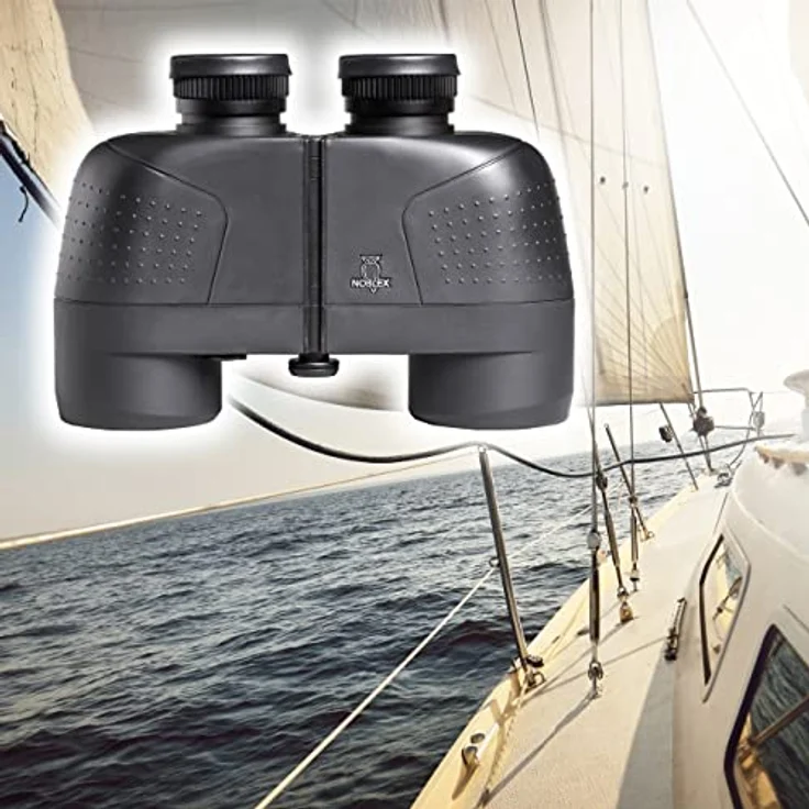 NOBLEX Fernglas NF 7x50 Inception | Wasserfestes Marine Fernglas | Geeignet zum Wassersport, Segeln oder als Bootszubehör | Robustes und wasserdichtes Fernglas | Fernglas Marine in schwarz – Bild 2