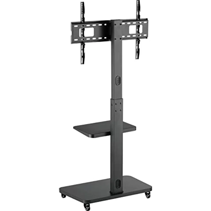 myWall HP108L Standfuß für Flachbildschirme 37“ - 75“ (94-190 cm), Belastung bis 40 kg, schwarz 20 Jahre Garantie – Bild 2