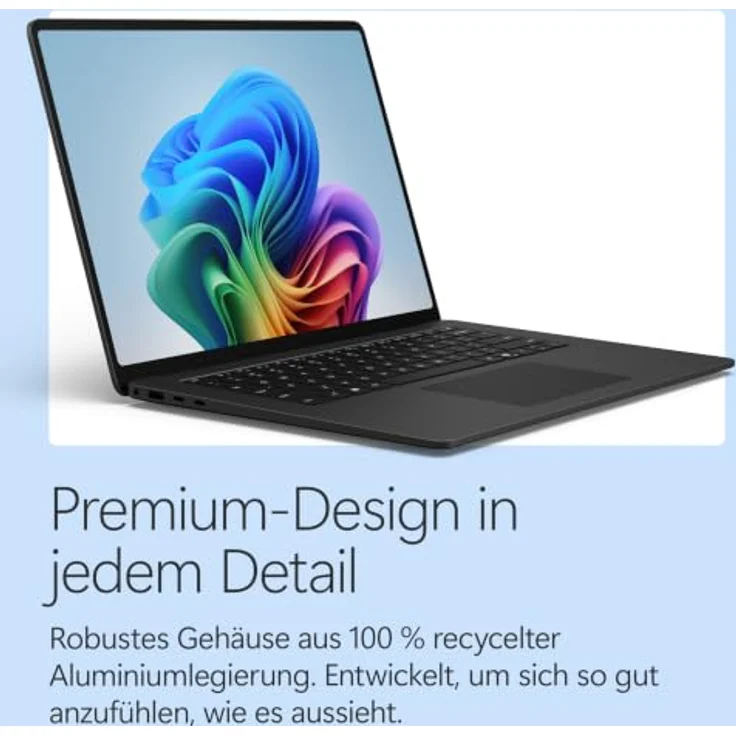 MICROSOFT Surface Laptop 8. Edition, 15 Zoll mit Qualcomm Snapdragon X2 Elite, 16 GB RAM, 1 TB SSD, Adreno™ Onboard Graphics, Windows 11 Home, lange Akkulaufzeit – Bild 10