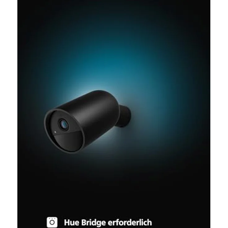 Philips Hue Secure kabellose Smart Home Überwachungskamera, schwarz – Bild 2
