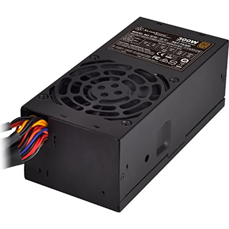 SilverStone SST-TX300 - TFX Serie, 300W 80 Plus Bronze geräuscharmes PC-Netzteil mit 80mm-Lüfter – Bild 3