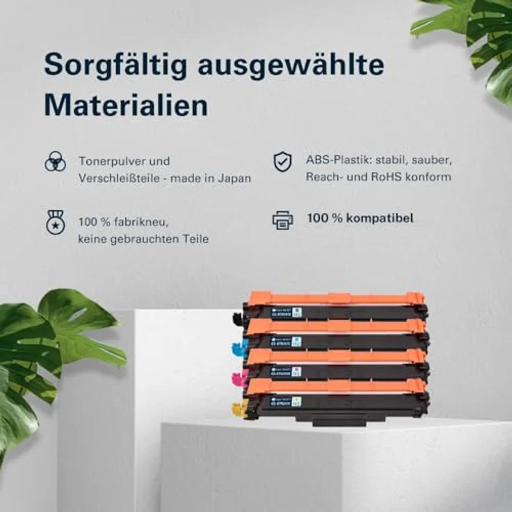 G&G Toner Set TN-247CMYK, kompatibles Kombi-Pack in Schwarz, Cyan, Magenta, Gelb für Brother Drucker – Bild 2