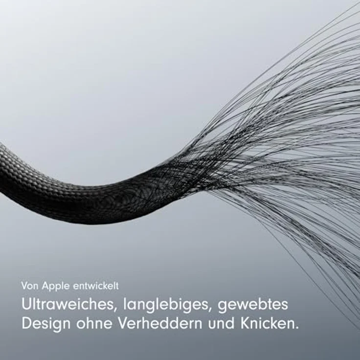 BEATS USB-C auf Lightning Kabel, 1,5 m, verstärkt und geflochten, Bolt Black – Bild 4