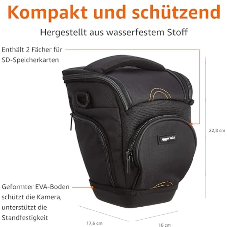AmazonBasics SLR-Schultertasche (schwarz) – Bild 3