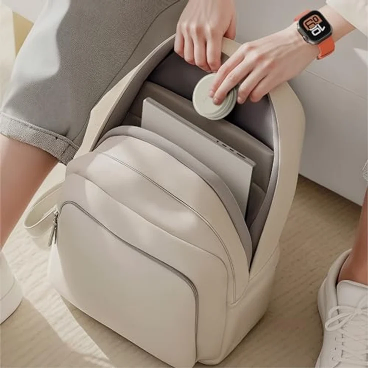 Satechi OntheGo 2-in-1 Wireless Charger, mobiler Qi2 Ladegerät mit 15 W für iPhone und 5 W für Apple Watch, faltbares Design, Weiss – Bild 9