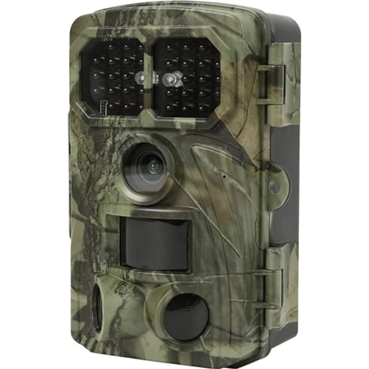 Denver Wildkamera WCT-8026W, 8 MP, 4K, WLAN, Bluetooth, IP65, 2" LCD-Bildschirm, 34 IR-LEDs, in schwarz – Bild 1