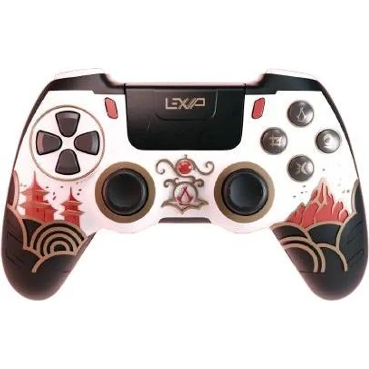 Lexip X UBISOFT Assassins Creed Shadows Controller, Ergonomischer Gaming Controller für Android, Switch, PC, PS4, Mehrfarbig