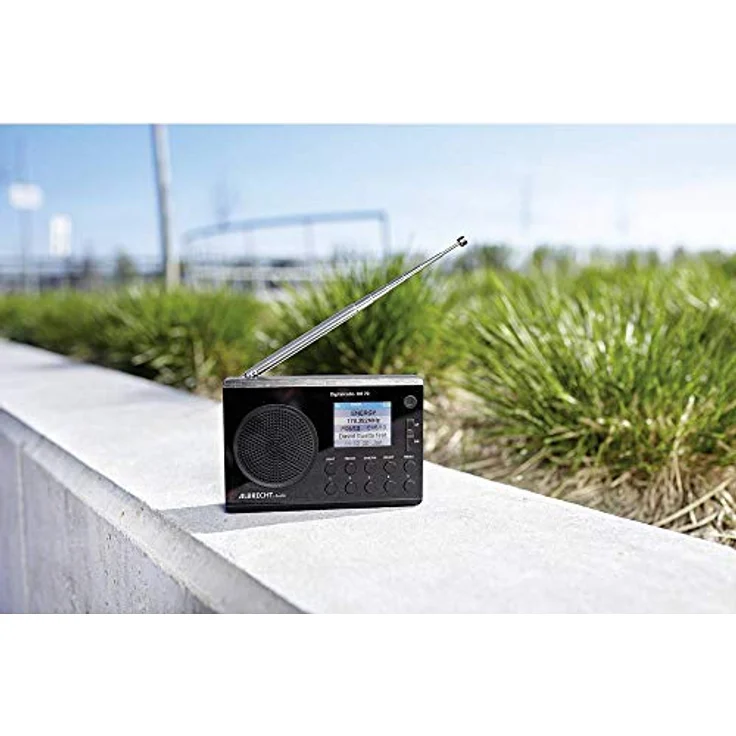 Albrecht 27370 DR70 Digitalradio (DAB+-UKW, 230V, Batteriebetrieb) schwarz – Bild 4