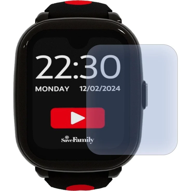 SaveFamily Iconic Plus 2 Kinder Smartwatch, inkl. Glass Protector, interaktive Funktionen, blau