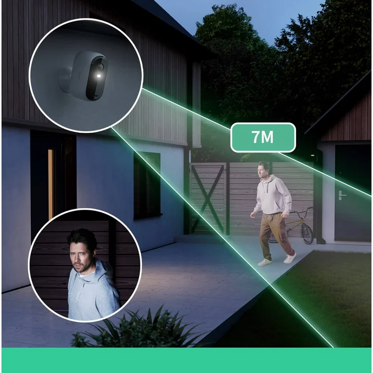 Arlo Essential 2K Outdoor Überwachungskamera - 1er Set - Weiß – Bild 5