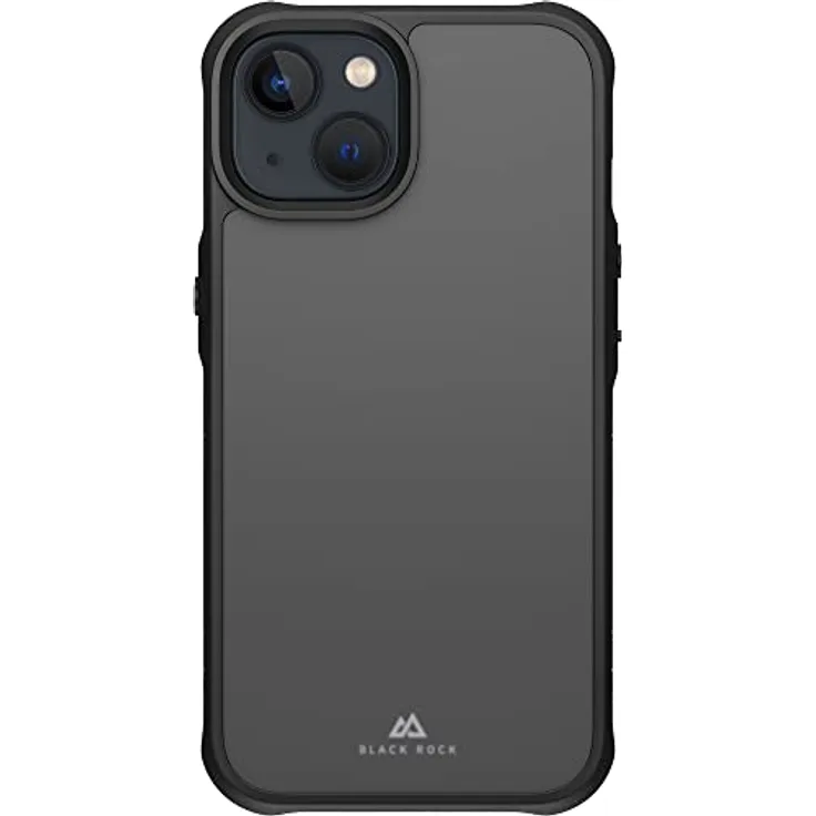 Black Rock - Hülle Robust Case Passend für Apple iPhone 14 I Handyhülle Kameraschutz, Stoßfest, Kratzfest, Hardcase, Matt, Slim (Schwarz)